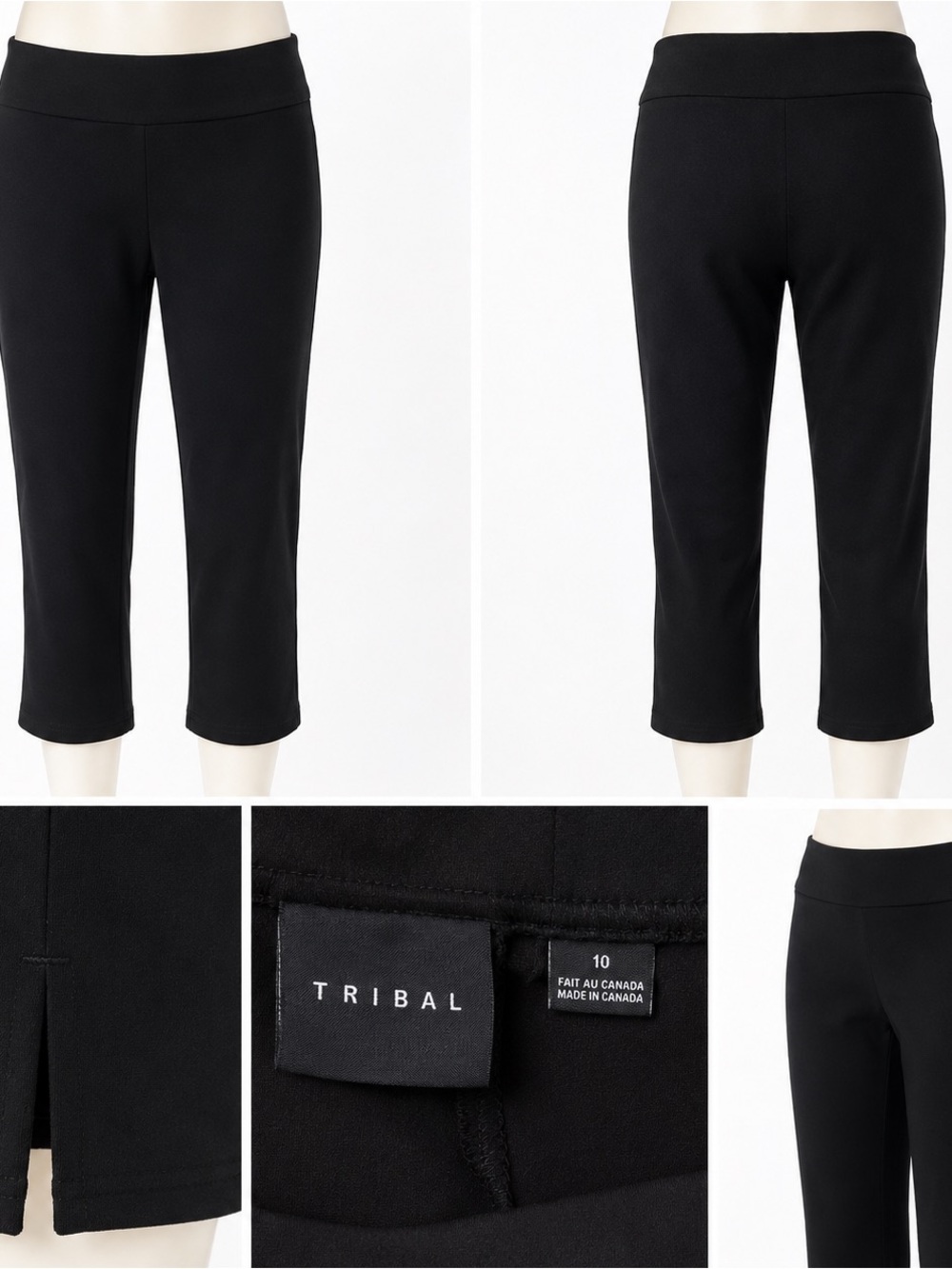 Classic Black Capri Pants